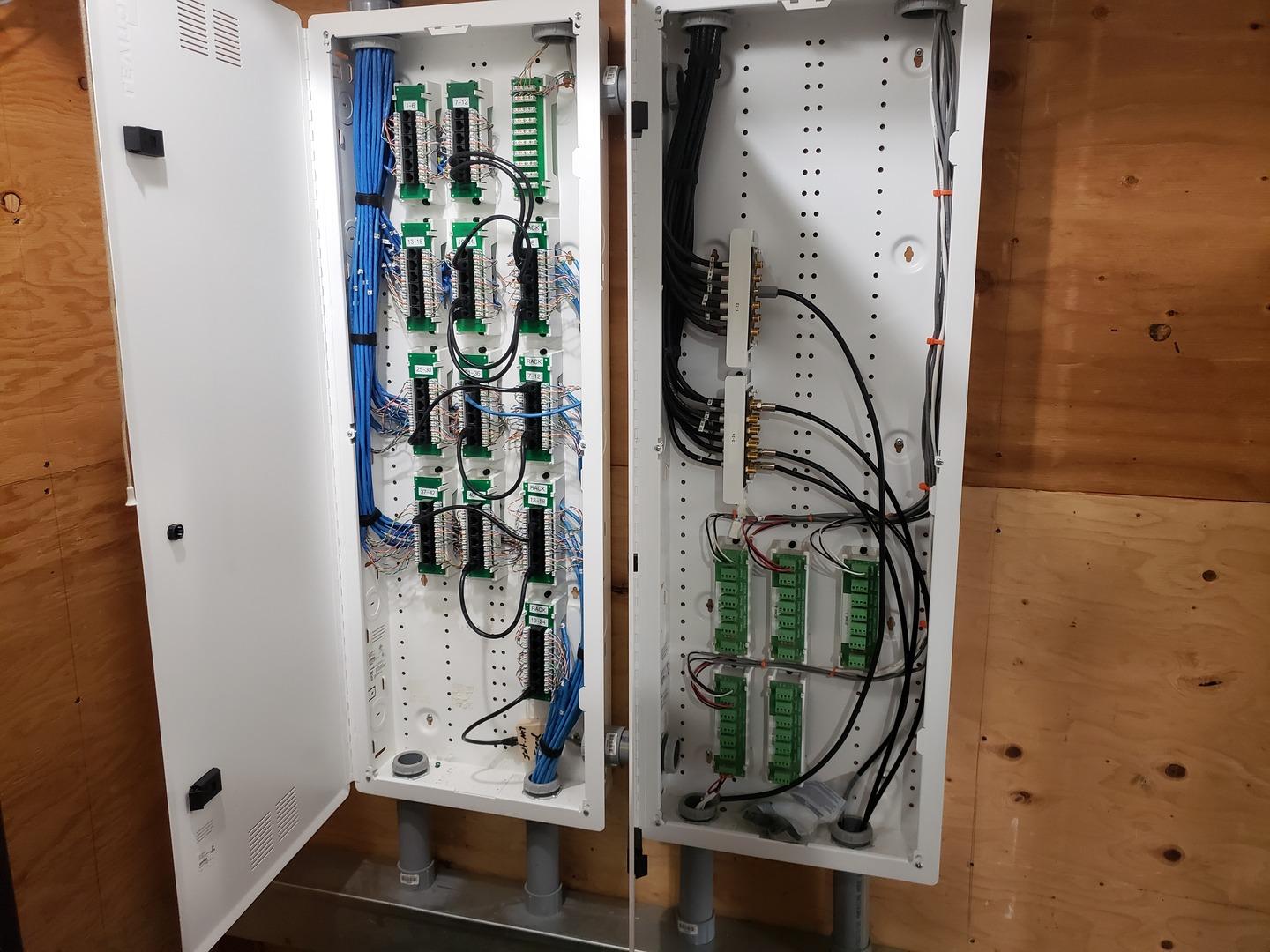 low voltage wiring panel