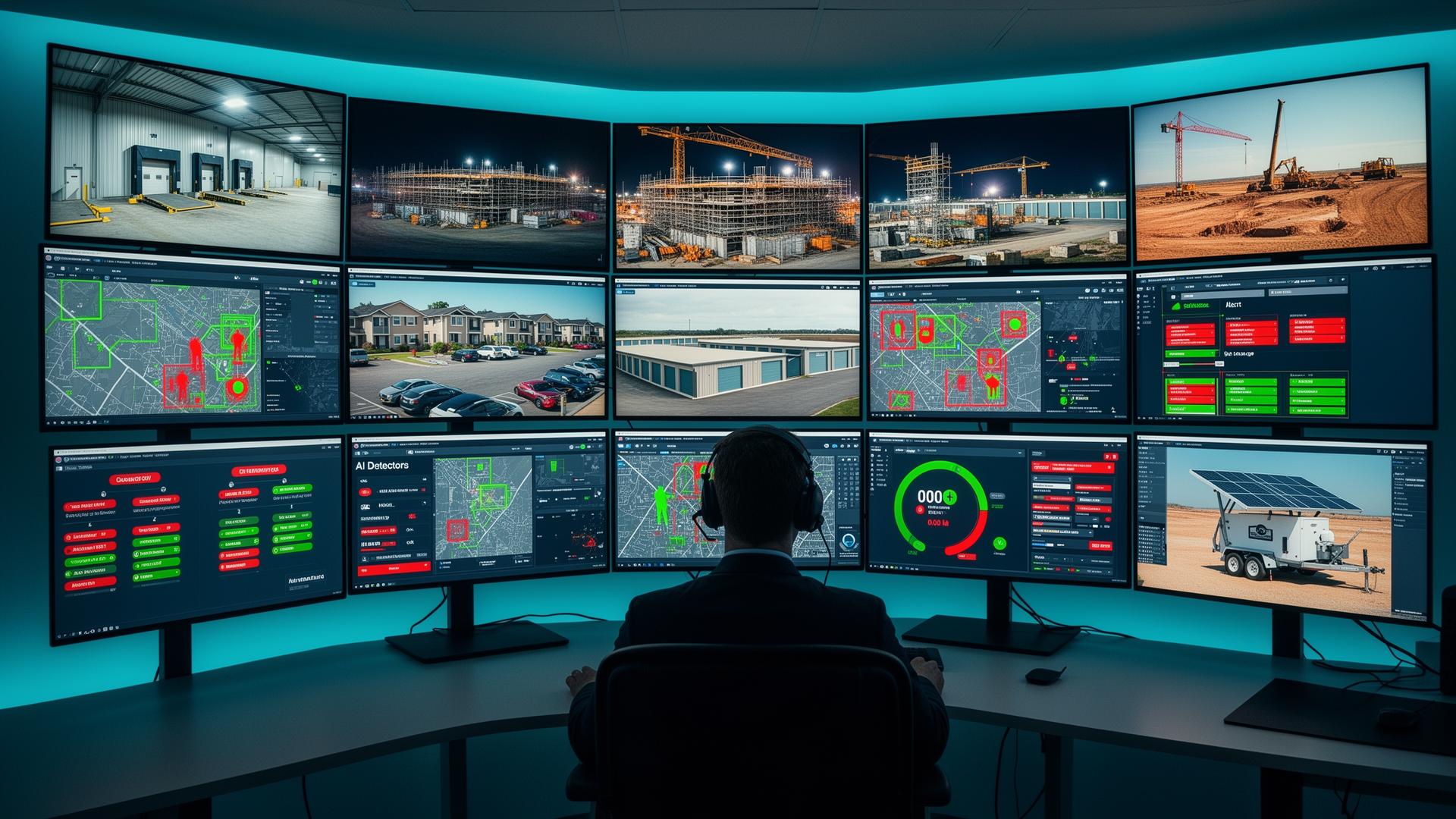 24/7 Live Security Camera Monitoring: Protecting Businesses, Construction Sites & Public Events