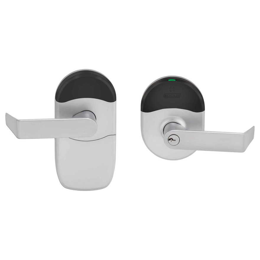 Schlage NDE Series wireless cylindrical lock with mobile-enabled reader