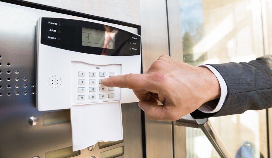 Smart home security alarm keypad